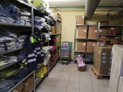 Inredning av omklädnings- och lagerlokaler för företaget "Pasažieru vilciens" 16
